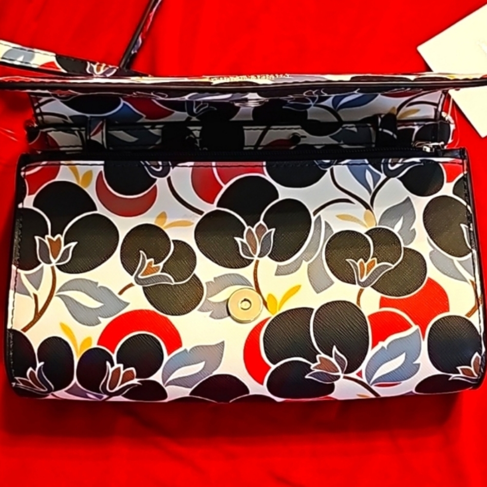 NWT Kate Spade Cameron Breezy Floral Small Flat Crossbody - Picture 7 of 9